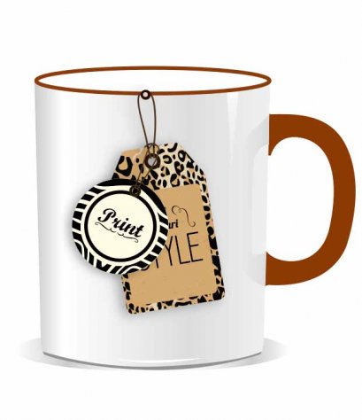 แก้วเซรามิค Print style coffee mug